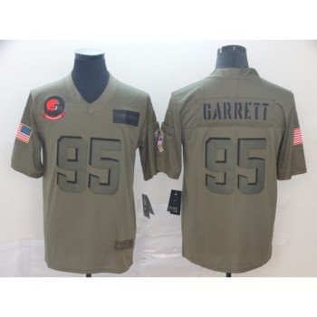 Men's Cleveland Browns #95 Myles Garrett 2019 Camo Salute To Service Limited Stitched NFL Jersey Men's Cleveland Browns #95 Myles Garrett 2019 Camo Salute To Service Limited Stitched NFL Jersey