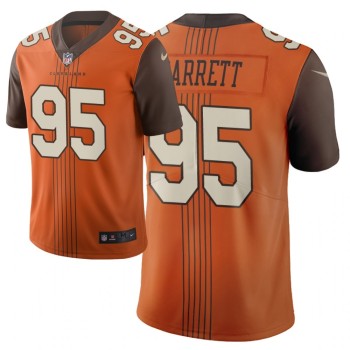 Men's Cleveland Browns #95 Myles Garrett Orange 2019 City Edition Limited Stitched NFL Jersey Men's Cleveland Browns #95 Myles Garrett Orange 2019 City Edition Limited Stitched NFL Jersey