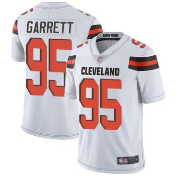 Men's Cleveland Browns #95 Myles Garrett White 2019 Vapor Untouchable Limited Stitched NFL Jersey Men's Cleveland Browns #95 Myles Garrett White 2019 Vapor Untouchable Limited Stitched NFL Jersey