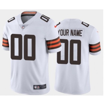 Men's Cleveland Browns ACTIVE PLAYER 2020 New White Vapor Untouchable Limited Stitched NFL Jersey Men's Cleveland Browns ACTIVE PLAYER 2020 New White Vapor Untouchable Limited Stitched NFL Jersey