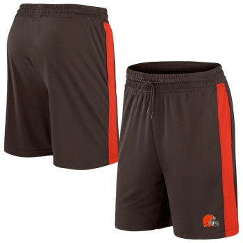 Men's Cleveland Browns Brown Performance Shorts Men's Cleveland Browns Brown Performance Shorts