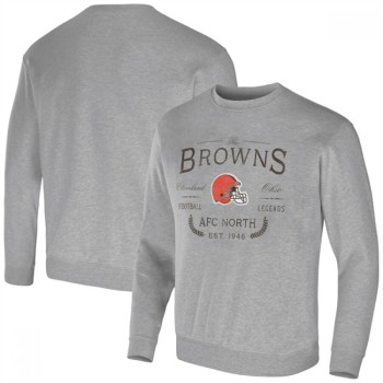 Men's Cleveland Browns Gray Darius Rucker Collection Pullover Sweatshirt Men's Cleveland Browns Gray Darius Rucker Collection Pullover Sweatshirt