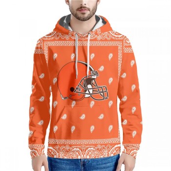 Men's Cleveland Browns Orange Pullover Hoodie Men's Cleveland Browns Orange Pullover Hoodie