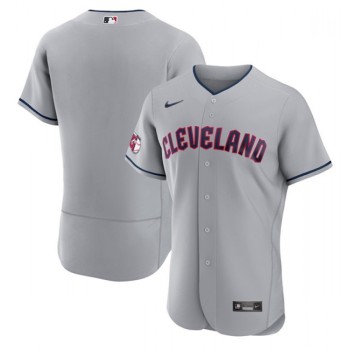 Men's Cleveland Guardians Blank Grey Flex Base Stitched Jersey Men's Cleveland Guardians Blank Grey Flex Base Stitched Jersey