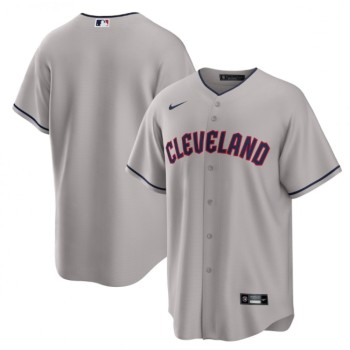 Men's Cleveland Guardians Gray Cool Base Stitched Baseball Jersey Men's Cleveland Guardians Gray Cool Base Stitched Baseball Jersey