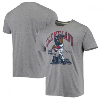 Men's Cleveland Guardians Gray T-Shirt Men's Cleveland Guardians Gray T-Shirt
