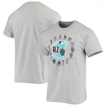 Men's Cleveland Guardians Grey T-Shirt Men's Cleveland Guardians Grey T-Shirt