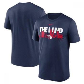 Men's Cleveland Guardians Navy T-Shirt Men's Cleveland Guardians Navy T-Shirt
