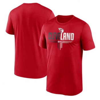 Men's Cleveland Guardians Red T-Shirt Men's Cleveland Guardians Red T-Shirt