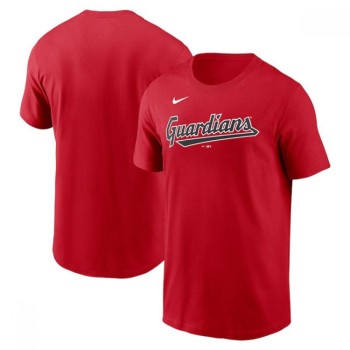 Men's Cleveland Guardians Red T-Shirt Men's Cleveland Guardians Red T-Shirt