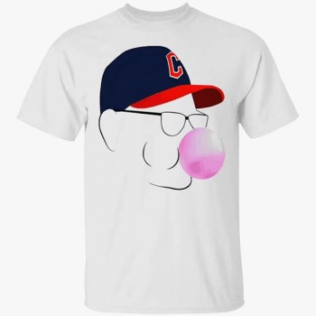 Men's Cleveland Guardians Tito Bubblegum T-Shirt Men's Cleveland Guardians Tito Bubblegum T-Shirt