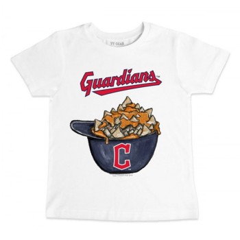 Men's Cleveland Guardians White T-Shirt Men's Cleveland Guardians White T-Shirt