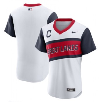 Men's Cleveland indians Blank 2021 White Little League Classic Home Flex Base Stitched Baseball Jersey Men's Cleveland indians Blank 2021 White Little League Classic Home Flex Base Stitched Baseball Jersey