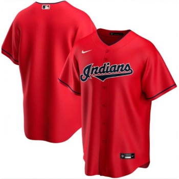 Men's Cleveland indians Blank Red Cool Base Stitched Jersey Men's Cleveland indians Blank Red Cool Base Stitched Jersey