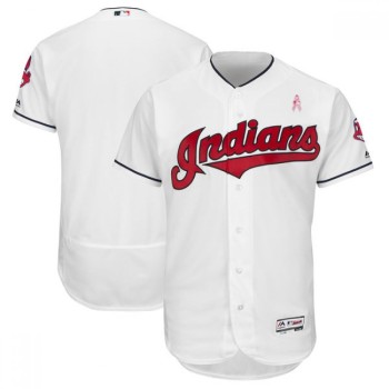 Men's Cleveland indians White 2018 Mother's Day Flexbase Stitched MLB Jersey Men's Cleveland indians White 2018 Mother's Day Flexbase Stitched MLB Jersey