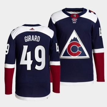 Men's Colorado Avalanche #49 Sam Girard Navy Stitched Jersey Men's Colorado Avalanche #49 Sam Girard Navy Stitched Jersey