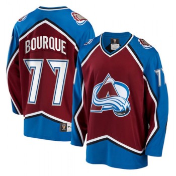 Men's Colorado Avalanche #77 Ray Bourque Red Stitched Jersey Men's Colorado Avalanche #77 Ray Bourque Red Stitched Jersey