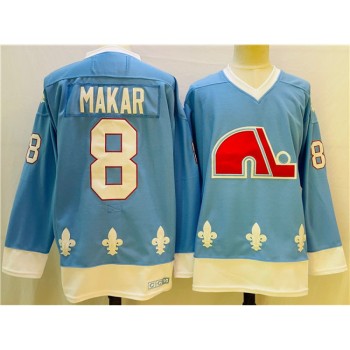 Men's Colorado Avalanche #8 Cale Makar Blue Stitched Jersey Men's Colorado Avalanche #8 Cale Makar Blue Stitched Jersey