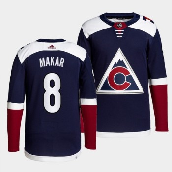 Men's Colorado Avalanche #8 Cale Makar Navy Stitched Jersey Men's Colorado Avalanche #8 Cale Makar Navy Stitched Jersey