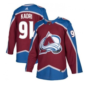 Men's Colorado Avalanche #91 Nazem Kadri Burgundy Stitched Jersey Men's Colorado Avalanche #91 Nazem Kadri Burgundy Stitched Jersey
