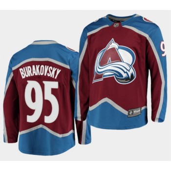 Men's Colorado Avalanche #95 Andre Burakovsky Red Stitched NHL Jersey Men's Colorado Avalanche #95 Andre Burakovsky Red Stitched NHL Jersey