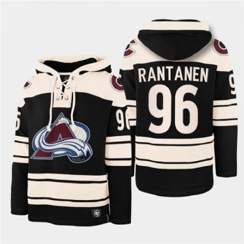 Men's Colorado Avalanche #96 Mikko Rantanen Black All Stitched Sweatshirt Hoodie Men's Colorado Avalanche #96 Mikko Rantanen Black All Stitched Sweatshirt Hoodie