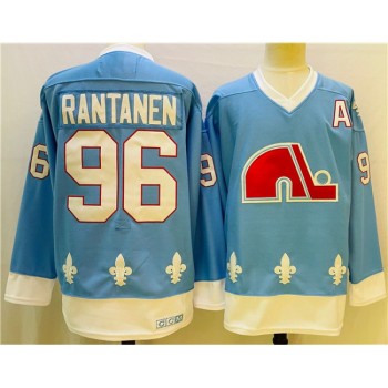 Men's Colorado Avalanche #96 Mikko Rantanen Blue Stitched Jersey Men's Colorado Avalanche #96 Mikko Rantanen Blue Stitched Jersey