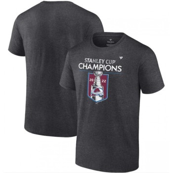 Men's Colorado Avalanche Heathered Charcoal 2022 Stanley Cup Champions Jersey Roster T-Shirt Men's Colorado Avalanche Heathered Charcoal 2022 Stanley Cup Champions Jersey Roster T-Shirt