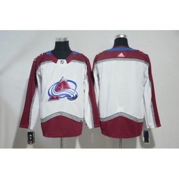 Men's Colorado Avalanche White Stitched NHL Jersey Men's Colorado Avalanche White Stitched NHL Jersey