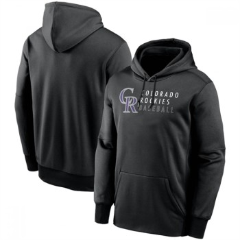 Men's Colorado Rockies Black Hoodie Men's Colorado Rockies Black Hoodie