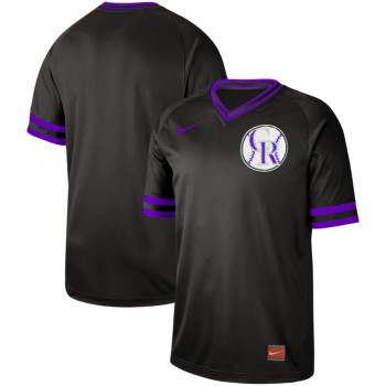 Men's Colorado Rockies Blank Black Cooperstown Collection Legend Stitched MLB Jersey Men's Colorado Rockies Blank Black Cooperstown Collection Legend Stitched MLB Jersey
