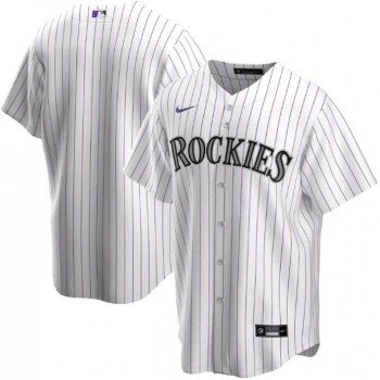 Men's Colorado Rockies Blank White Cool Base Stitched MLB Jersey Men's Colorado Rockies Blank White Cool Base Stitched MLB Jersey