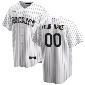 Youth Colorado Rockies White Stitched Baseball Custom Jersey Youth Colorado Rockies White Stitched Baseball Custom Jersey