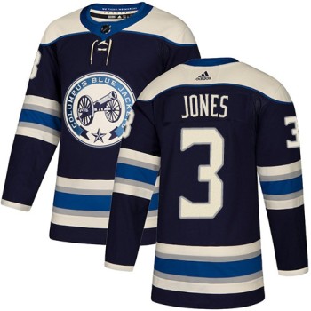 Men's Columbus Blue Jackets #3 Seth Jones Navy Blue Stitched NHL Jersey Men's Columbus Blue Jackets #3 Seth Jones Navy Blue Stitched NHL Jersey