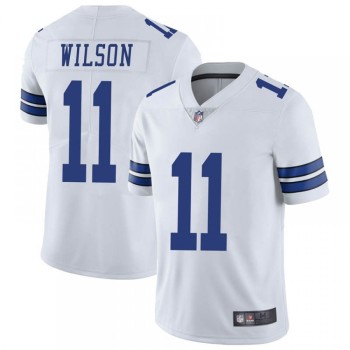 Men's Dallas Cowboys #11 Cedrick Wilson White Vapor Limited Stitched Jersey Men's Dallas Cowboys #11 Cedrick Wilson White Vapor Limited Stitched Jersey