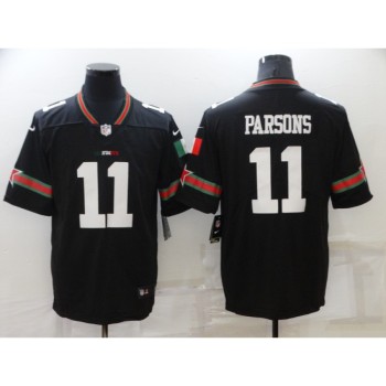 Men's Dallas Cowboys #11 Micah Parsons Black Mexico Stitched Jersey Men's Dallas Cowboys #11 Micah Parsons Black Mexico Stitched Jersey