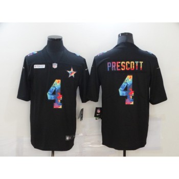 Men's Dallas Cowboys #4 Dak Prescott 2020 Black Crucial Catch Limited Stitched Jersey Men's Dallas Cowboys #4 Dak Prescott 2020 Black Crucial Catch Limited Stitched Jersey