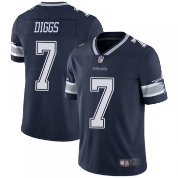 Men's Dallas Cowboys #7 Trevon Diggs 2021 Navy Vapor Limited Stitched Jersey Men's Dallas Cowboys #7 Trevon Diggs 2021 Navy Vapor Limited Stitched Jersey