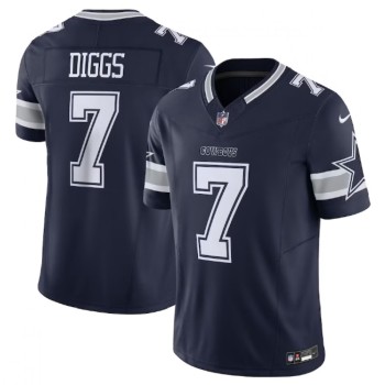 Men's Dallas Cowboys #7 Trevon Diggs Navy 2023 F.U.S.E. Limited Stitched Football Jersey Men's Dallas Cowboys #7 Trevon Diggs Navy 2023 F.U.S.E. Limited Stitched Football Jersey