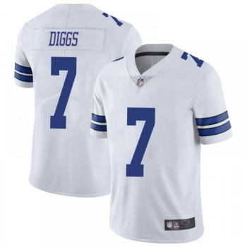 Men's Dallas Cowboys #7 Trevon Diggs White Vapor Limited Stitched Jersey Men's Dallas Cowboys #7 Trevon Diggs White Vapor Limited Stitched Jersey
