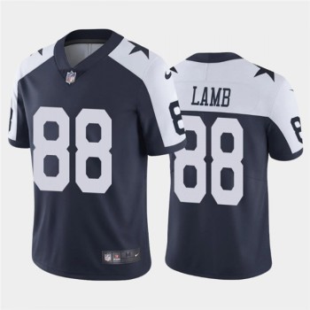 Men's Dallas Cowboys #88 CeeDee Lamb Navy Vapor Stitched Jersey Men's Dallas Cowboys #88 CeeDee Lamb Navy Vapor Stitched Jersey