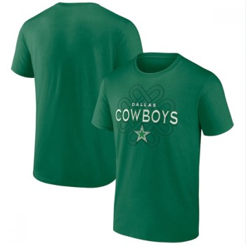 Men's Dallas Cowboys Kelly Green Celtic Knot T-Shirt Men's Dallas Cowboys Kelly Green Celtic Knot T-Shirt