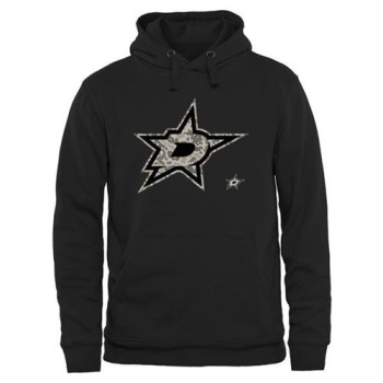 Men's Dallas Stars Black Rink Warrior Pullover Hoodie Men's Dallas Stars Black Rink Warrior Pullover Hoodie