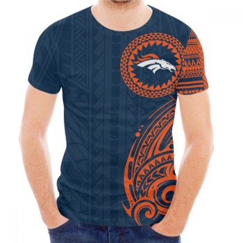 Men's Denver Broncos Navy T-Shirt Men's Denver Broncos Navy T-Shirt