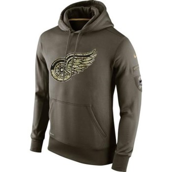 Men's Detroit Red Wings Salute To Service NHL Hoodie