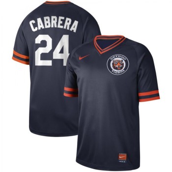Men's Detroit Tigers #24 Miguel Cabrera Navy Cooperstown Collection Legend Stitched MLB Jersey Men's Detroit Tigers #24 Miguel Cabrera Navy Cooperstown Collection Legend Stitched MLB Jersey