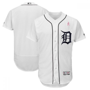 Men's Detroit Tigers White 2018 Mother's Day Flexbase Stitched MLB Jersey Men's Detroit Tigers White 2018 Mother's Day Flexbase Stitched MLB Jersey