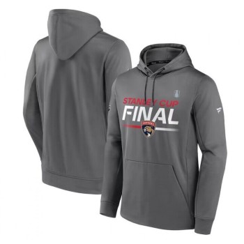 Men's Florida Panthers Gray 2023 Stanley Cup Final Authentic Pro Pullover Hoodie Men's Florida Panthers Gray 2023 Stanley Cup Final Authentic Pro Pullover Hoodie