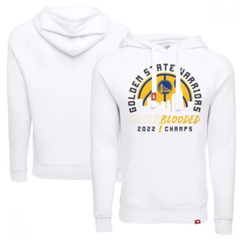Men's Golden State Warriors 2021-2022 White NBA Finals Champions Olsen Tri-Blend Pullover Hoodie Men's Golden State Warriors 2021-2022 White NBA Finals Champions Olsen Tri-Blend Pullover Hoodie