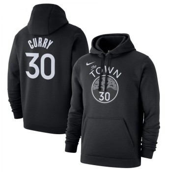 Men's Golden State Warriors #30 Stephen Curry Black City Edition Pullover Hoodie Men's Golden State Warriors #30 Stephen Curry Black City Edition Pullover Hoodie